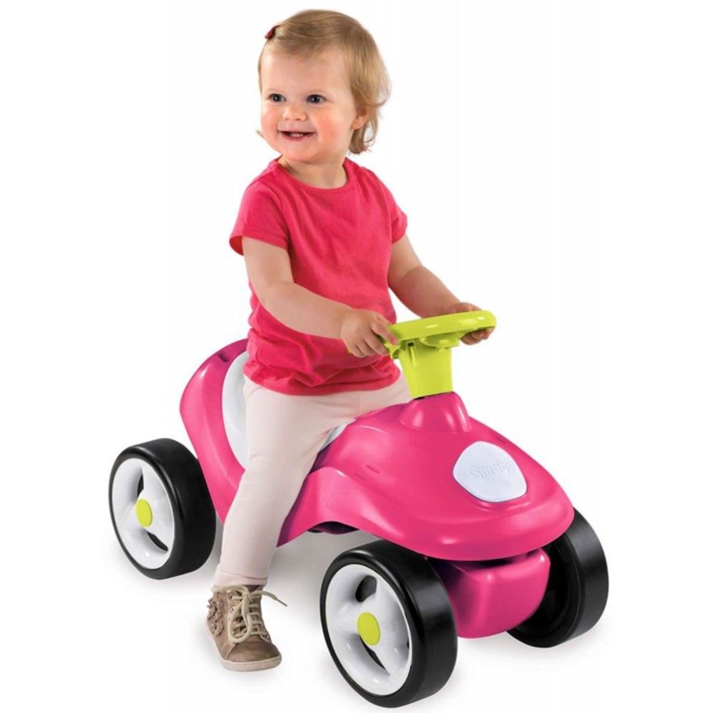 Masinuta de impins Smoby Bubble Go 2 in 1 pink image 2