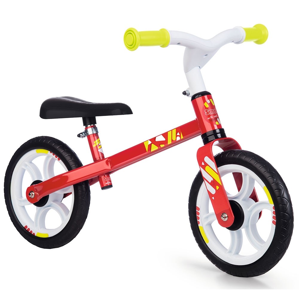 Bicicleta fara pedale Smoby First Bike red