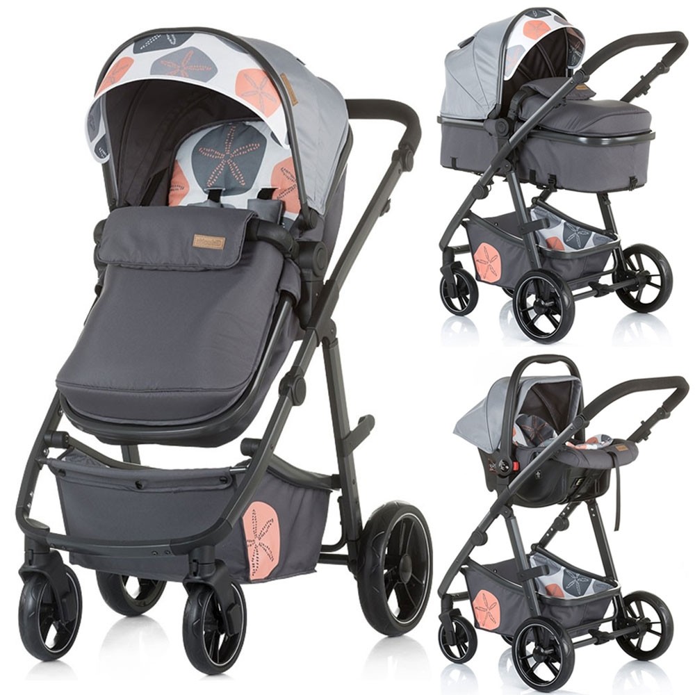 Carucior Chipolino Milo 2 in 1 ash