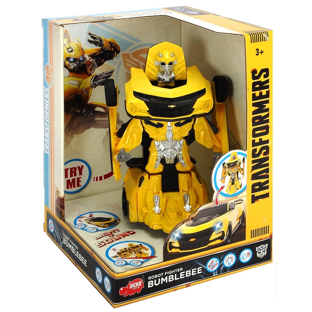 Masina robot transformabil Dickie Toys Bumblebee Transformers Robot Fighter image 2