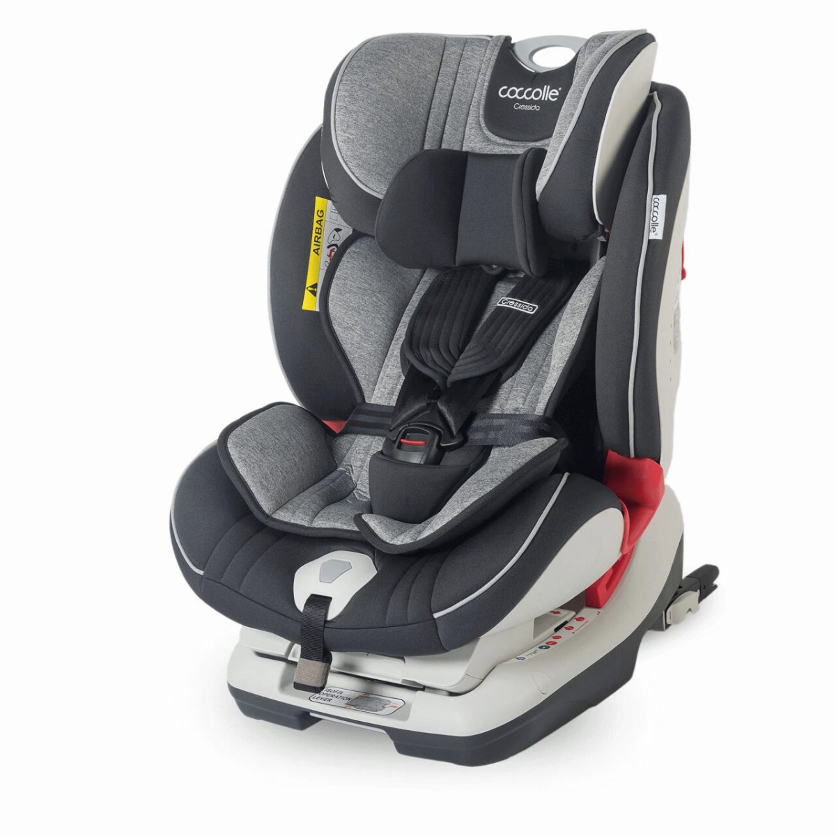 Scaun auto cu Isofix grupa 0-36 kg Coccolle Cressida Negru