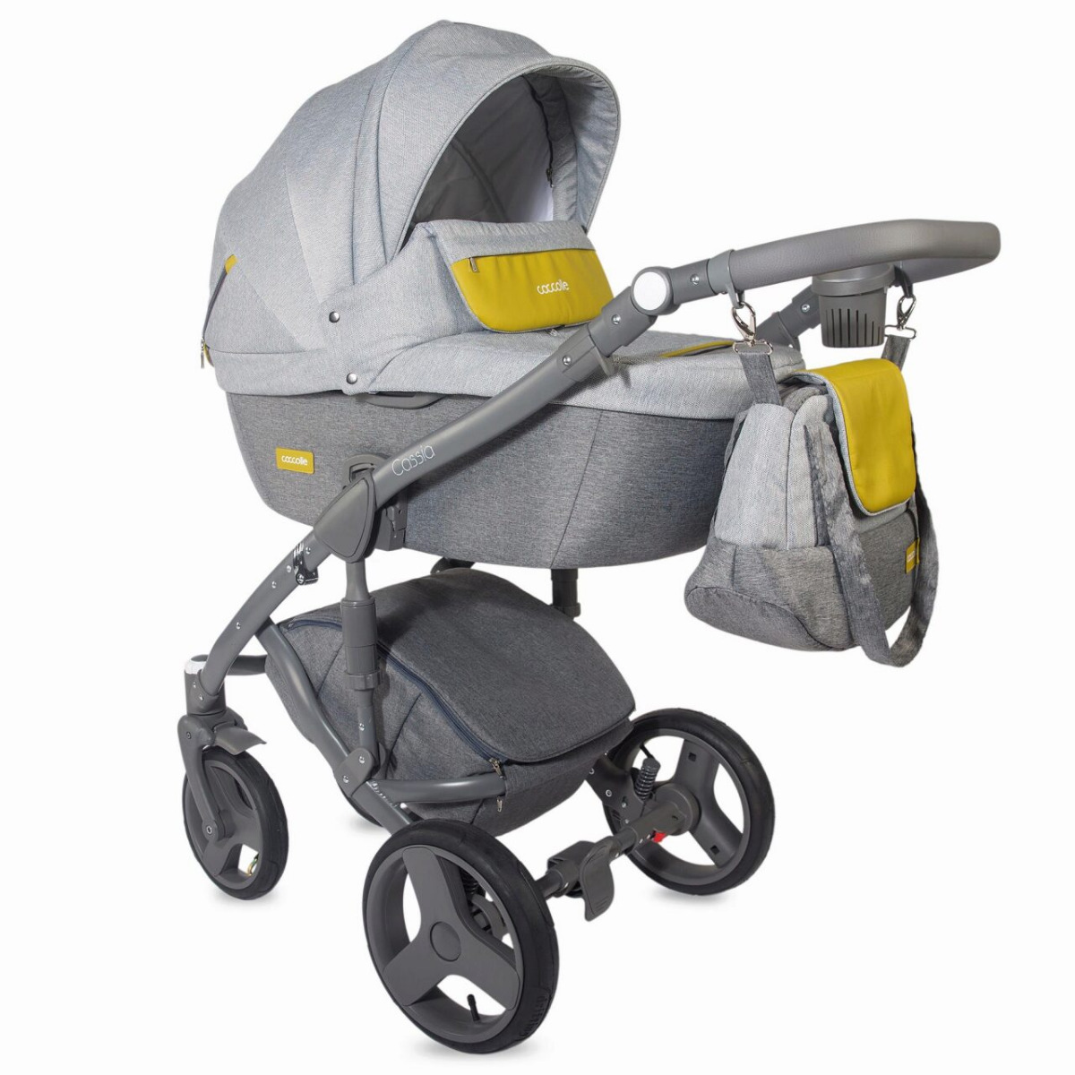 Carucior modular 3in1 Coccolle Cassia Galben
