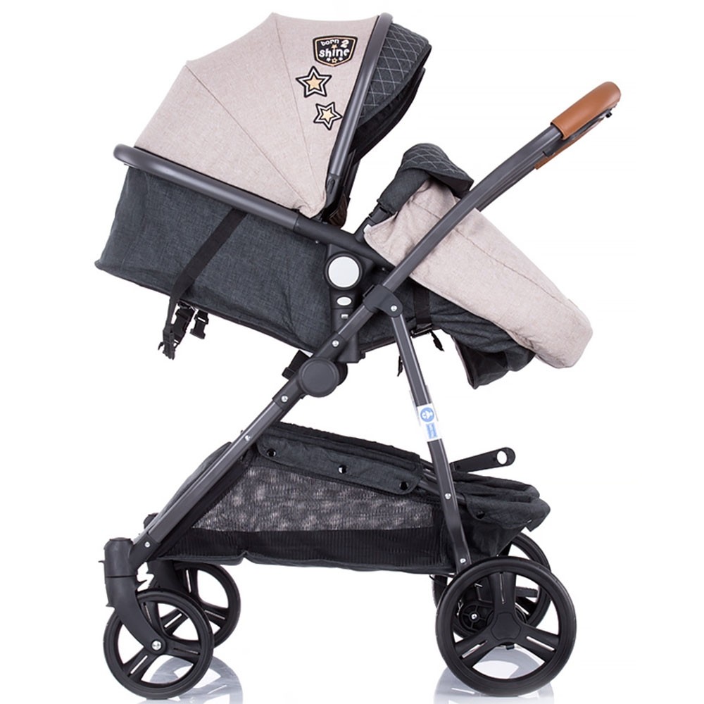 Carucior gemeni Chipolino Duo Smart beige graphite linen image 3