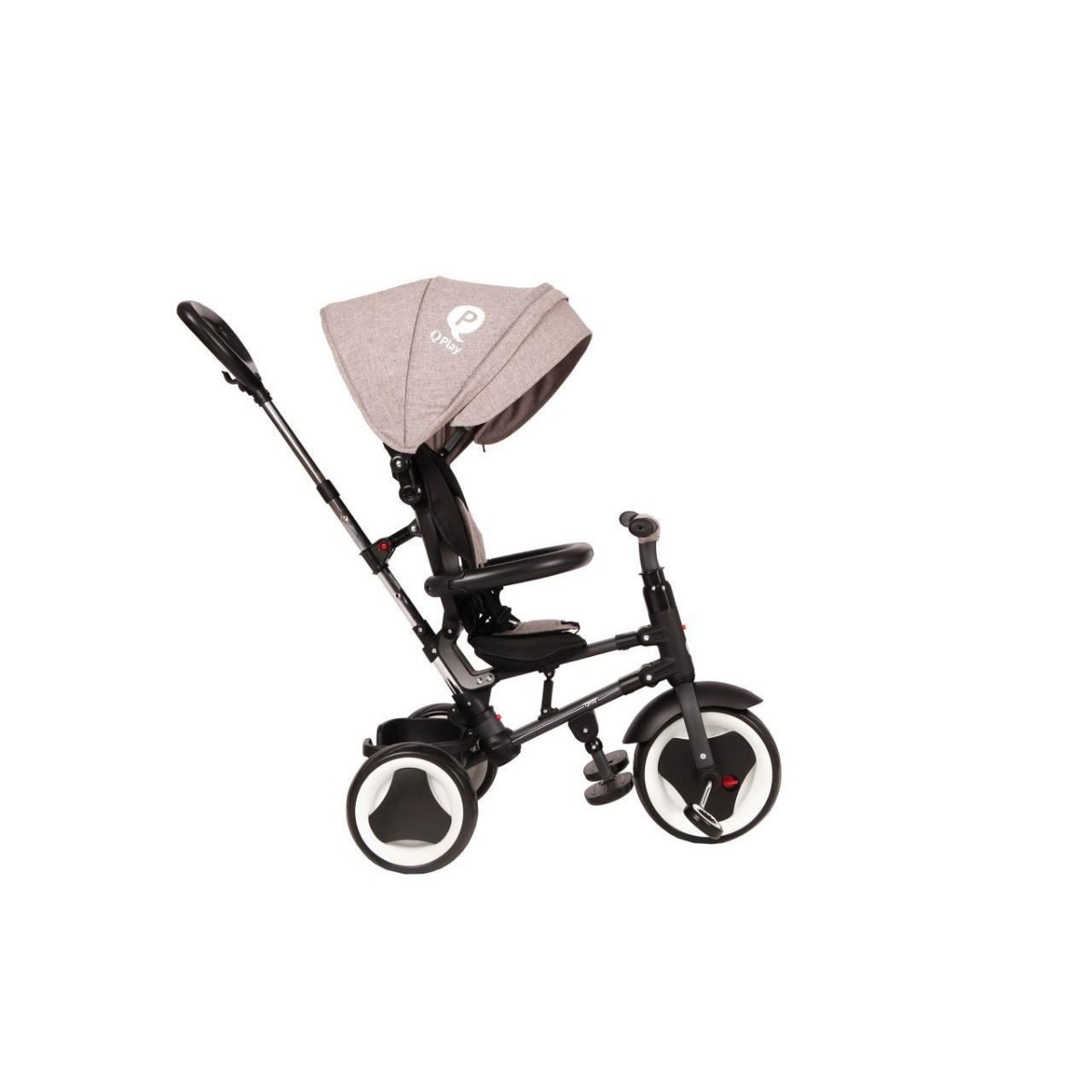 Tricicleta pliabila pentru copii QPlay Rito Gri image 16