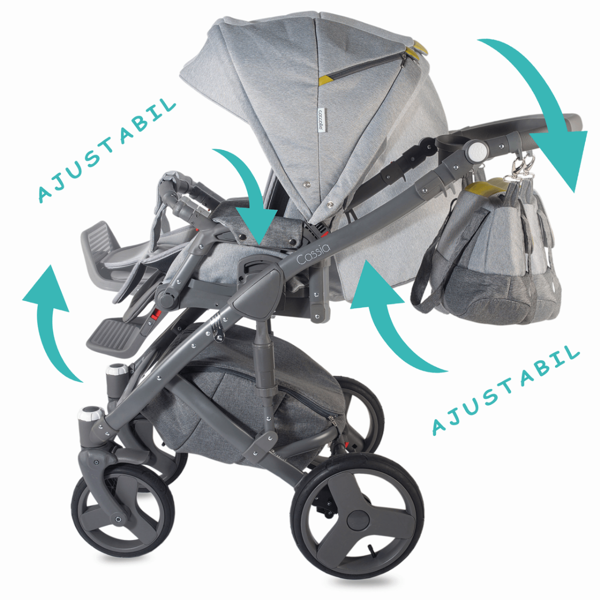 Carucior modular 3in1 Coccolle Cassia Bej image 13
