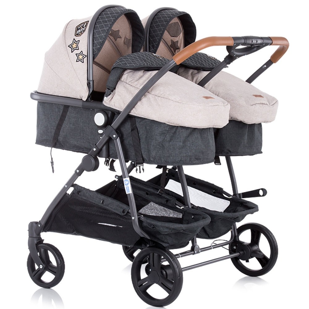 Carucior gemeni Chipolino Duo Smart beige graphite linen image 15