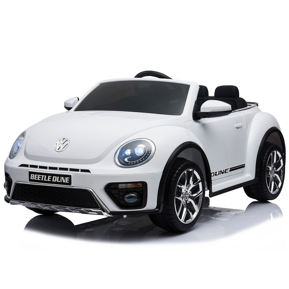 Masinuta electrica Chipolino Volkswagen Beetle Dune white