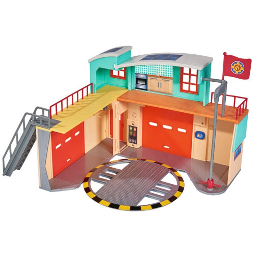 Jucarie Dickie Toys Statie de pompieri Fireman Sam cu figurina si accesorii image 3