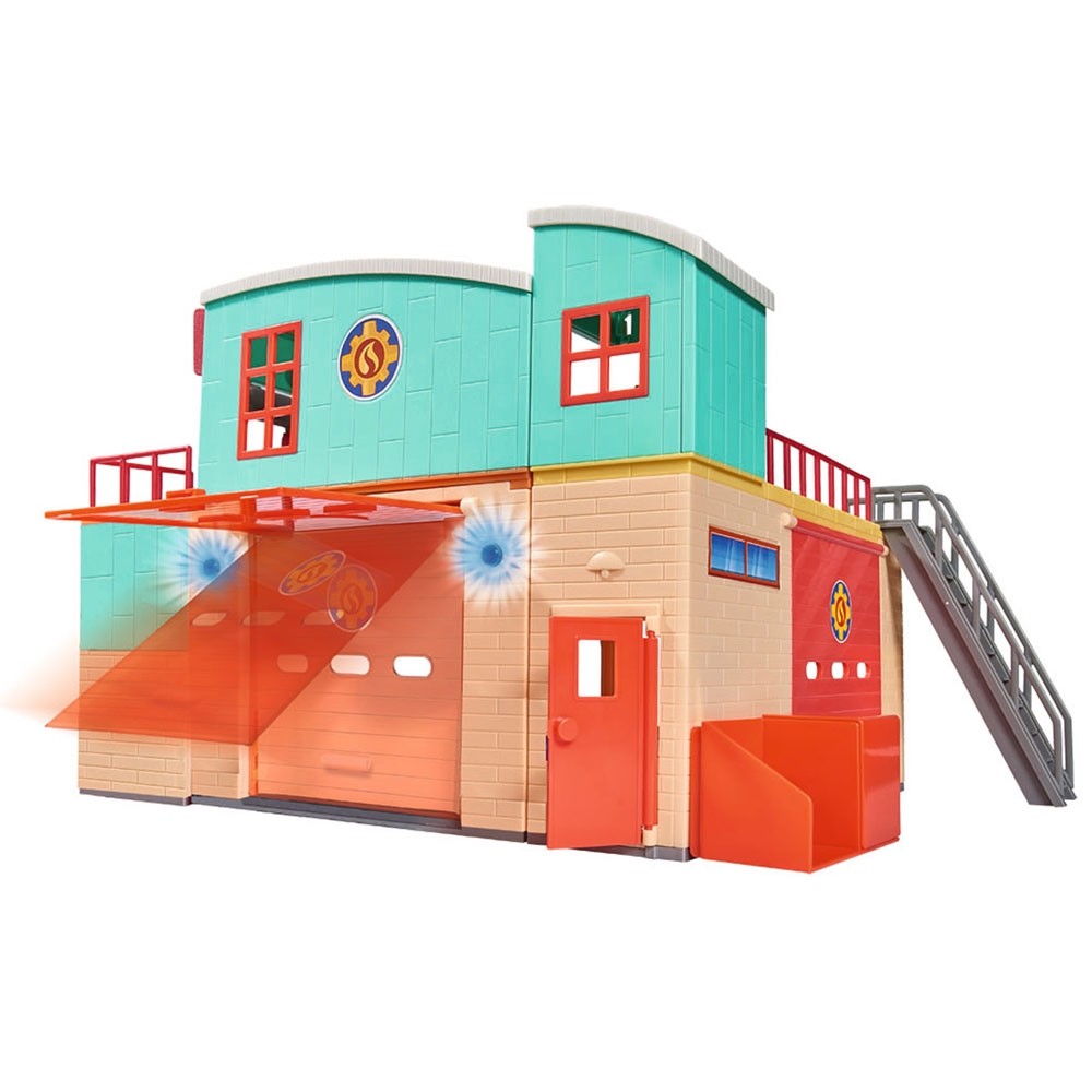Jucarie Dickie Toys Statie de pompieri Fireman Sam cu figurina si accesorii image 4