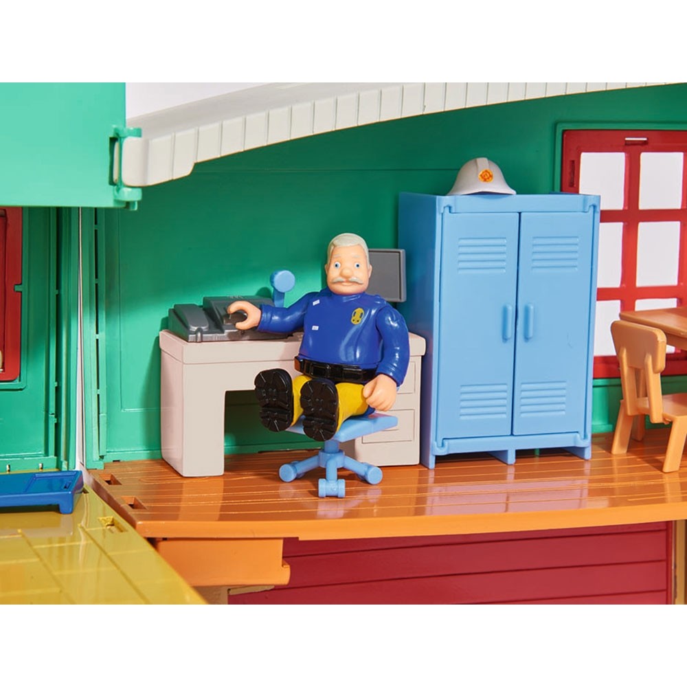 Jucarie Dickie Toys Statie de pompieri Fireman Sam cu figurina si accesorii image 15