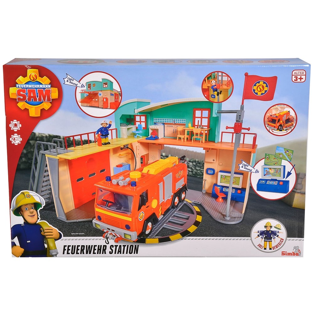 Jucarie Dickie Toys Statie de pompieri Fireman Sam cu figurina si accesorii image 20