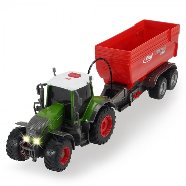 Tractor Dickie Toys Fendt 939 Vario cu remorca