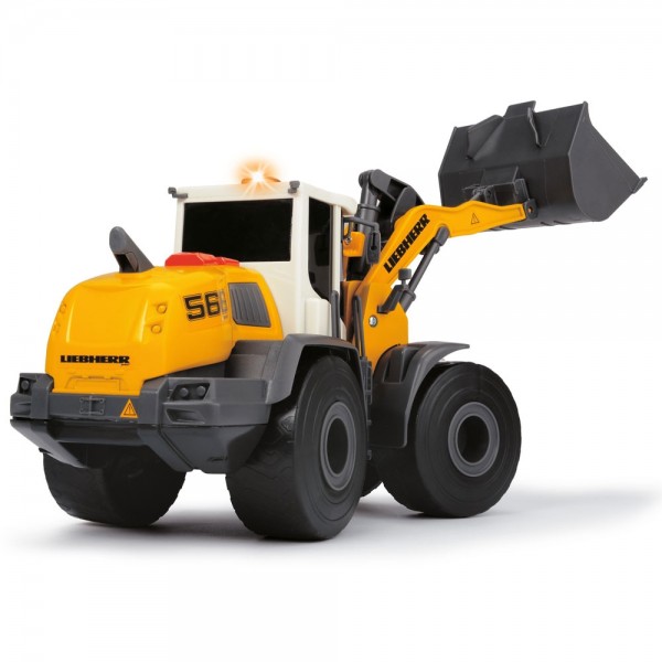 Excavator Dickie Toys Liebherr L566 Xpower cu sunete si lumini image 3