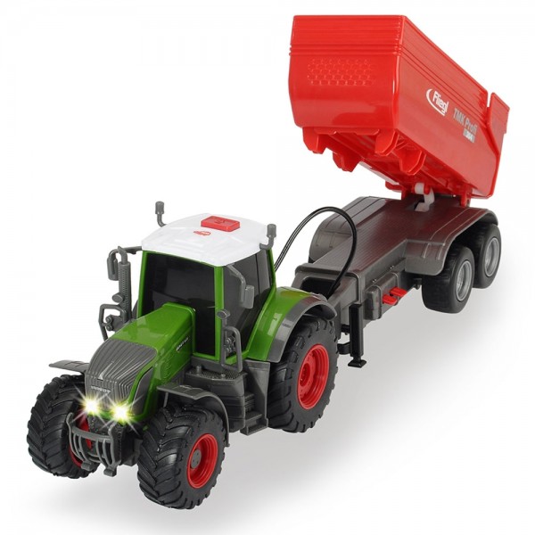 Tractor Dickie Toys Fendt 939 Vario cu remorca image 1