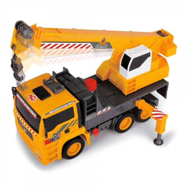 Camion Dickie Toys MAN Air Pump Mobile Crane cu macara image 1