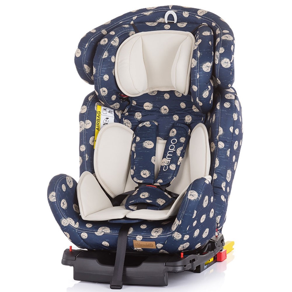 Scaun auto Chipolino Campo 0-36 kg dots beige cu sistem Isofix