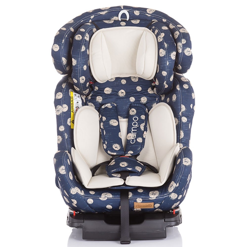 Scaun auto Chipolino Campo 0-36 kg dots beige cu sistem Isofix image 2