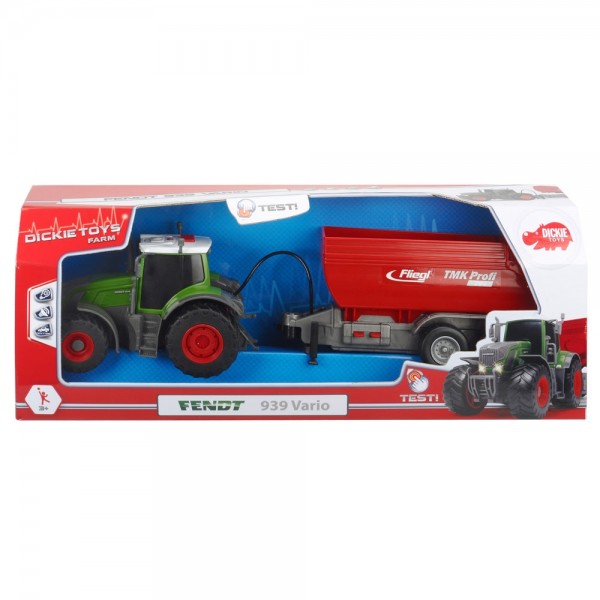 Tractor Dickie Toys Fendt 939 Vario cu remorca image 8