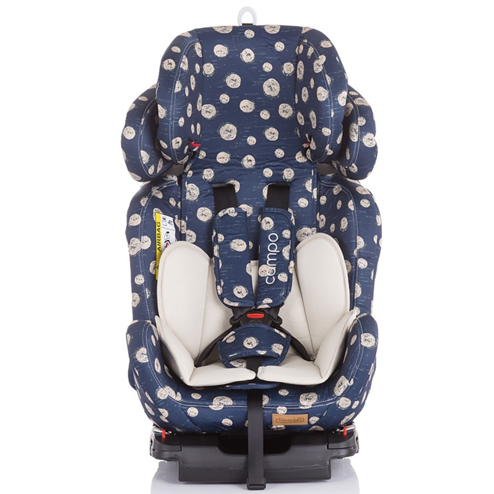 Scaun auto Chipolino Campo 0-36 kg dots beige cu sistem Isofix image 3