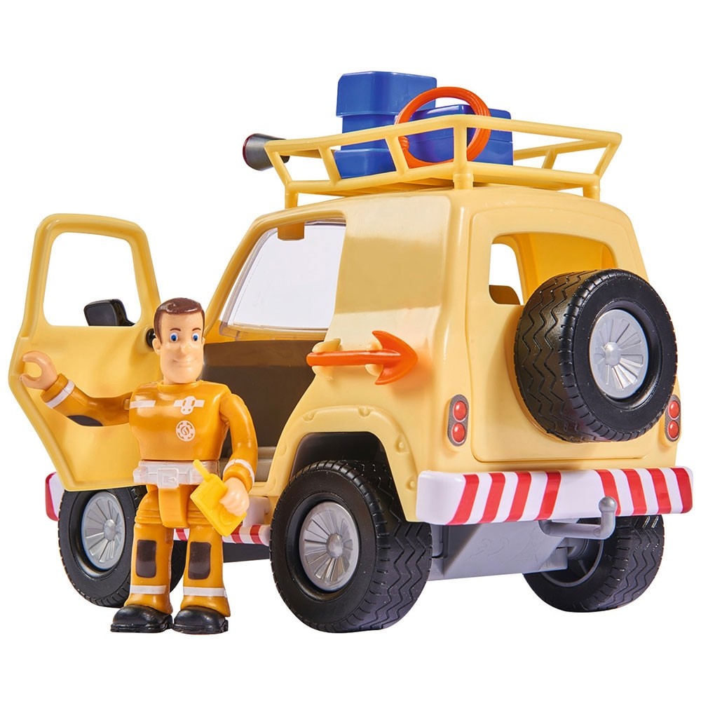 Masina Simba Fireman Sam Tom`s 4x4 cu 1 figurina si accesorii image 1