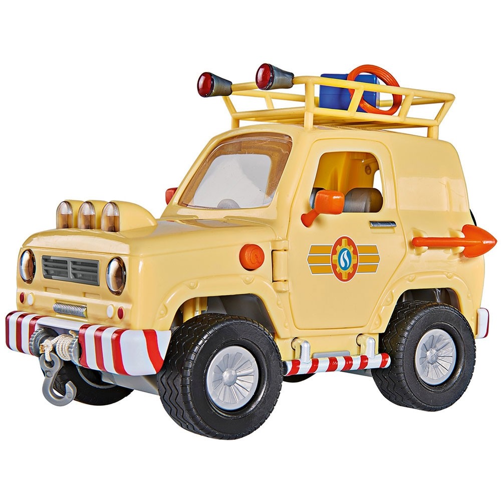 Masina Simba Fireman Sam Tom`s 4x4 cu 1 figurina si accesorii image 2