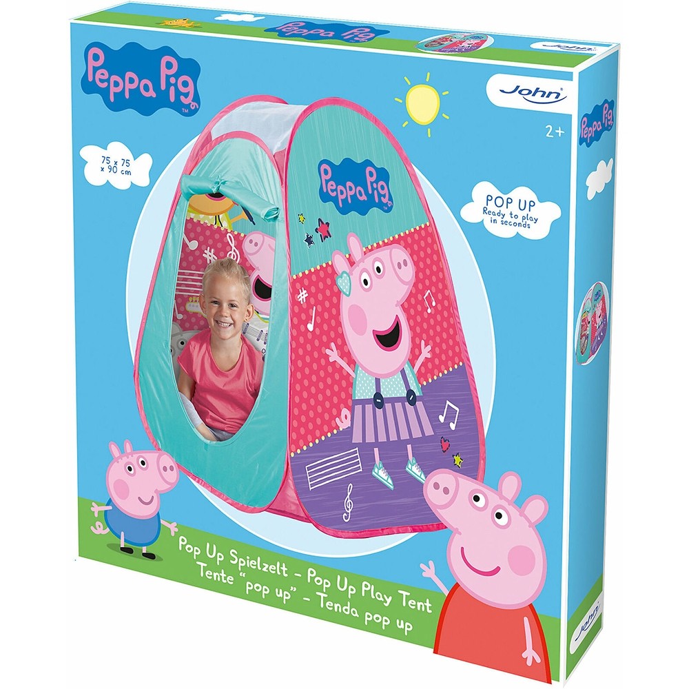 Cort de joaca John Peppa Pig 75x75x90 cm