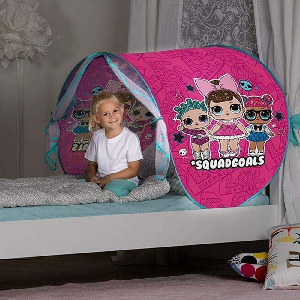 Cort pentru pat copii John Letto Lol Surprise cu lampa 220x80 cm image 1