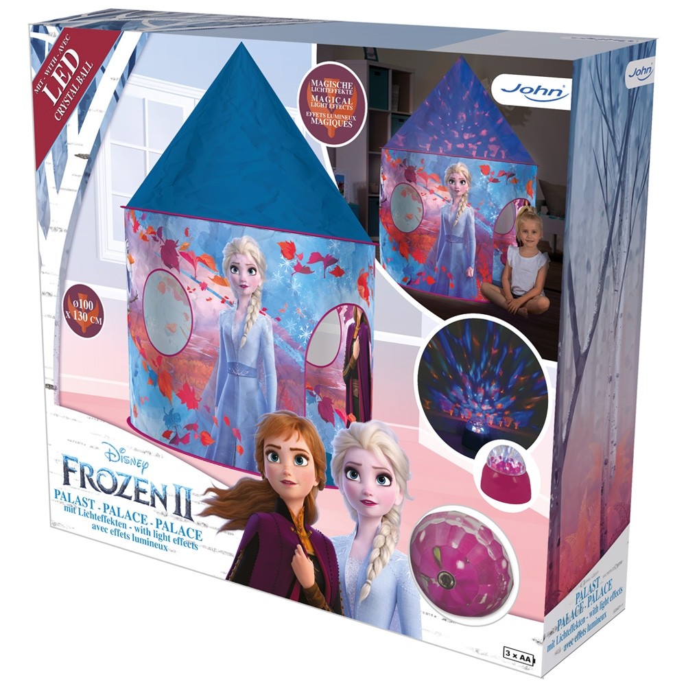 Cort de joaca John Frozen 2 cu lampa 100x100x135 cm