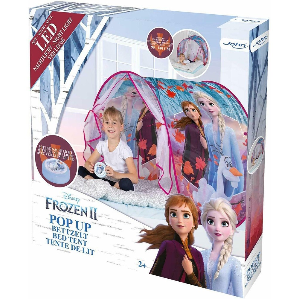 Cort pentru pat copii John Frozen 2 cu lampa 220x80 cm