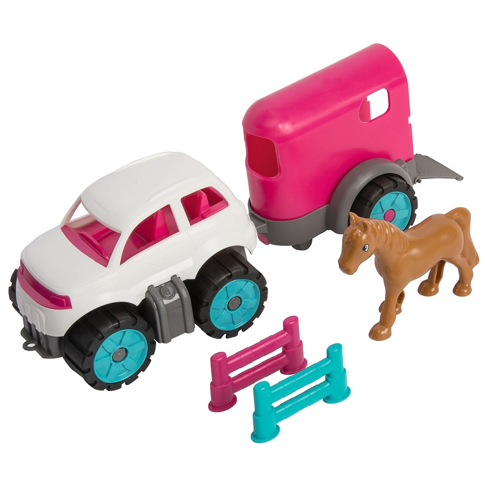 Set Big Power Worker Mini Pony Transporter