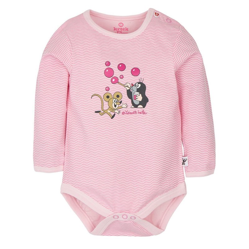 Gmini Body cu maneca lunga Stripes and Bubbles-68