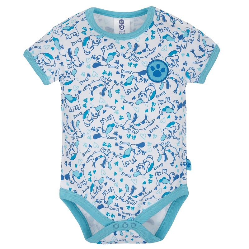 Gmini Body cu maneca scurta Prima Blue-80