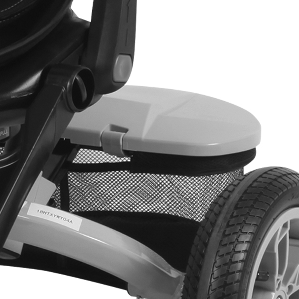 Tricicleta multifunctionala 4in1, Speedy, roti cu camera, scaun rotativ, Red & Black image 8