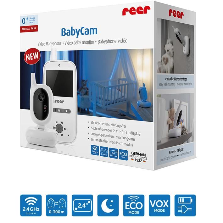 Video monitor digital pentru bebelusi Reer BabyCam 80420 image 1