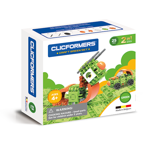 Set de construit Clicformers- Insecte, 30 piese