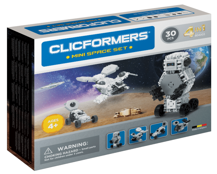 Set de construit Clicformers-Mini Spatiu 30 piese