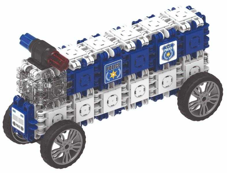 Set de construit Clicformers-Politie, 72 piese image 1