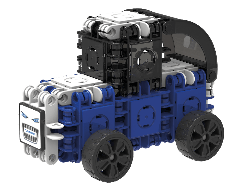 Set de construit Clicformers-Mini Transporter 30 piese image 4