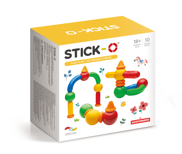 Set cu magneti Stick-O, Basic 10 piese