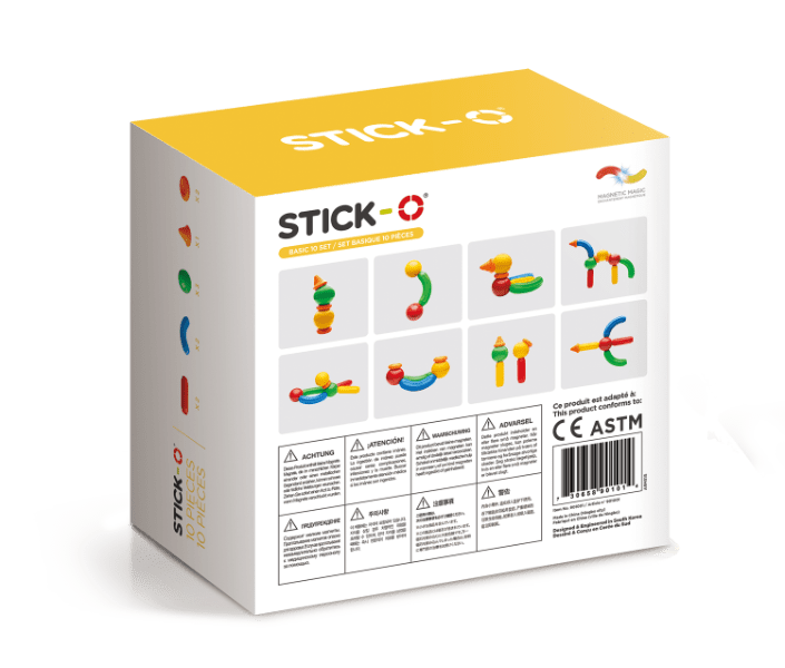 Set cu magneti Stick-O, Basic 10 piese image 1
