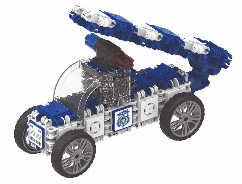 Set de construit Clicformers-Politie, 72 piese image 4