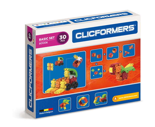 Set de construit Clicformers-Basic 30 piese