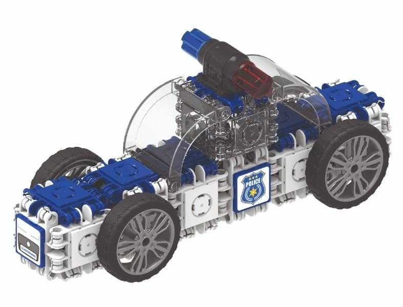Set de construit Clicformers-Politie, 72 piese image 5