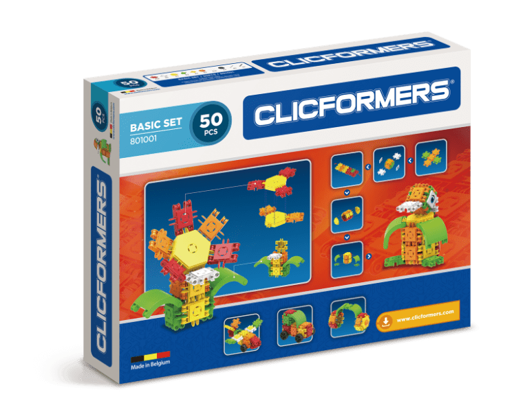 Set de construit Clicformers-Basic 50 piese