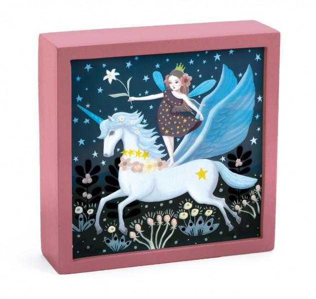 Tablou luminos Djeco, unicornul feeric image 2