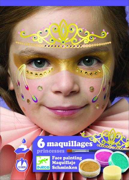 Set make-up, culori non alergice Djeco, printese image 2