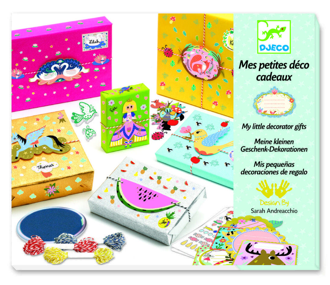 Set Djeco pentru decorarea cadourilor