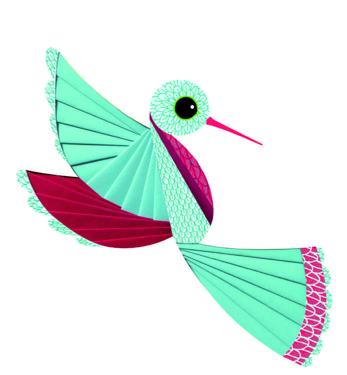 Atelier creativ cu hartie plisata Pasari