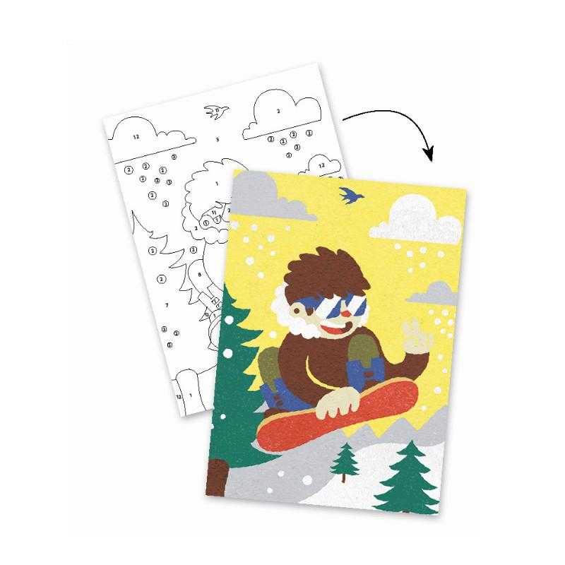 Atelier creativ cu nisip, Sporturi cu placa