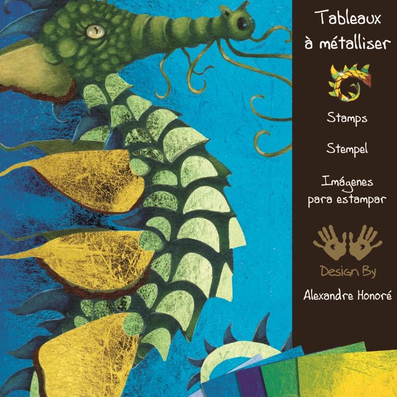 Dragoni joc creativ Djeco cu foite image 1